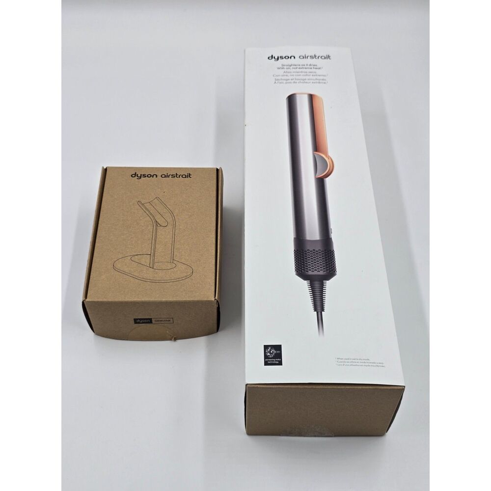 Dyson Airstrait Hair Tool Wet To Dry Tool No Heat Zero Damage Display Stand NWOT